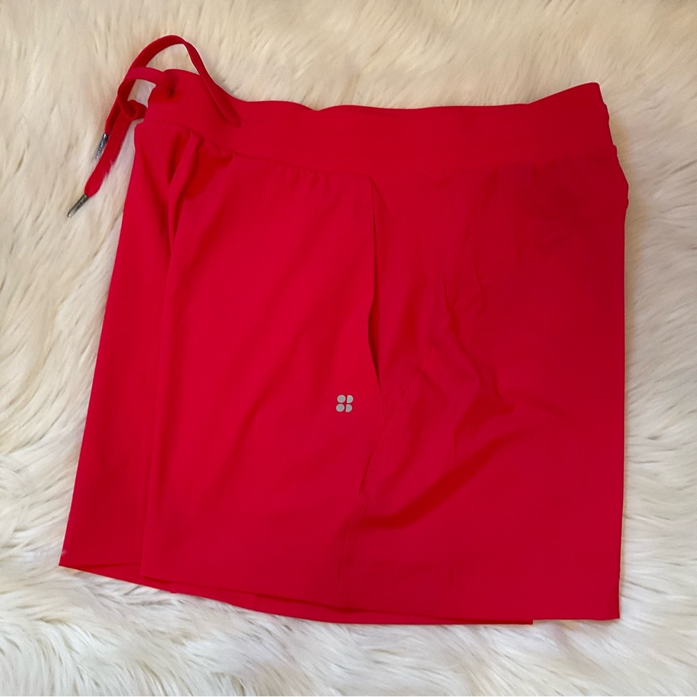 Sweaty Betty Explorer 3.5” Tie Waist Shorts - NWT - Size 8 / Medium - Venus Pink - Picture 11 of 12